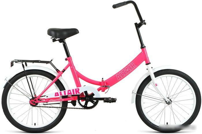 Детский велосипед Altair City 20 2022 (розовый/белый) - фото 1 - id-p210501333
