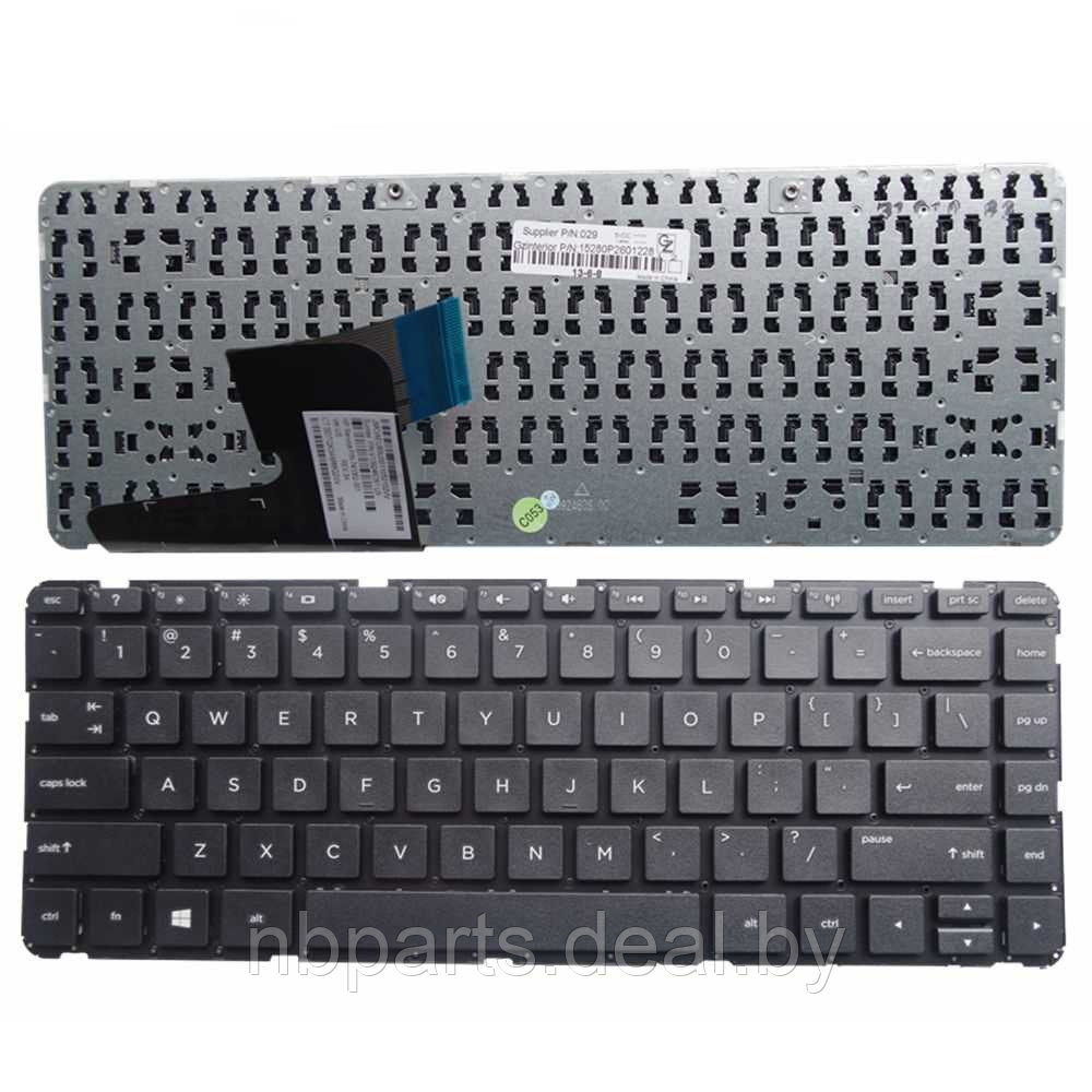 Клавиатура для ноутбука HP Pavilion TouchSmart 14-n, 14-f, чёрная, RU - фото 1 - id-p111763473