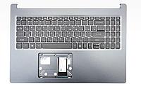 Верхняя часть корпуса (Palmrest) Acer Aspire 5 A515-54, серебристый, Сервисный оригинал, 6B.HSPN7.032