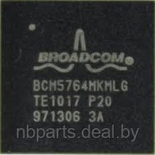 Broadcom BCM5764MKMLG BCM5764MKMLG, сетевой контроллер для ноутбука, корпус QFN-68