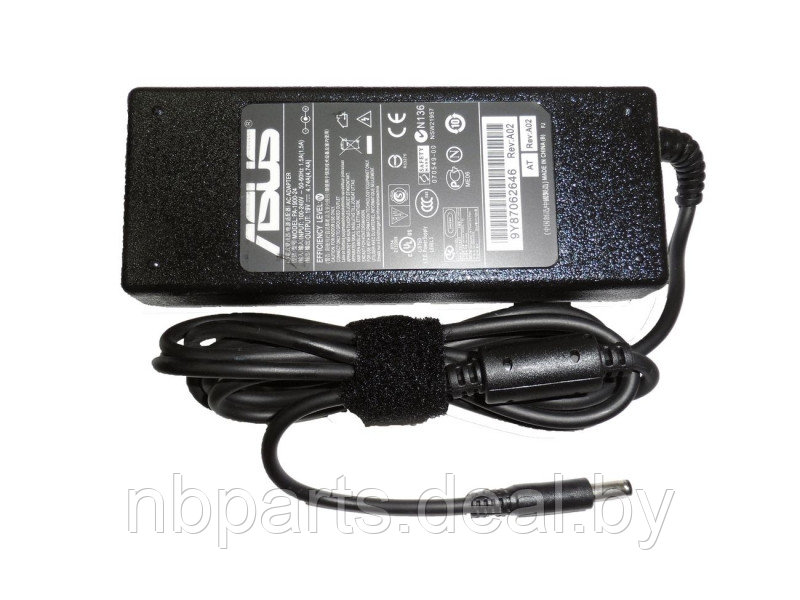 Блок питания (зарядное устройство) для ноутбука Asus 90W, 19V 4.74A, 4.5x3.0, PA-1900-42, копия без сетевого - фото 1 - id-p111774535