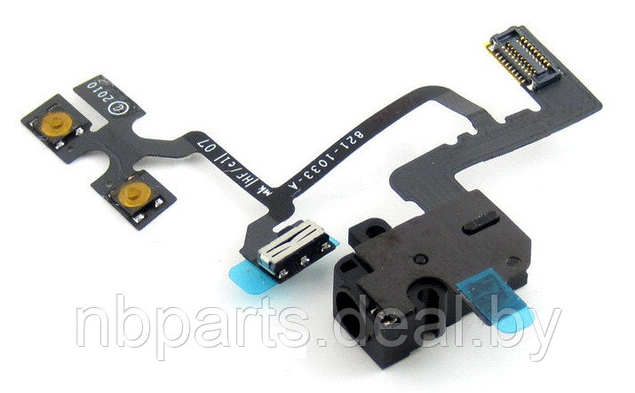 IPhone 4G разъем + шлейф Audio Jack GSM Original Black - фото 1 - id-p111778327