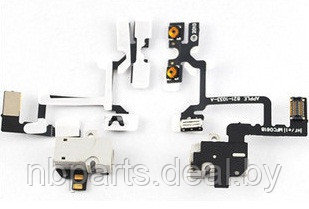 IPhone 4G разъем + шлейф Audio Jack GSM Original White - фото 1 - id-p111778328