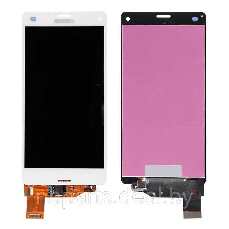 LCD дисплей для Sony Xperia Z3 compact с тачскрином (белый) LCD - фото 1 - id-p111770666