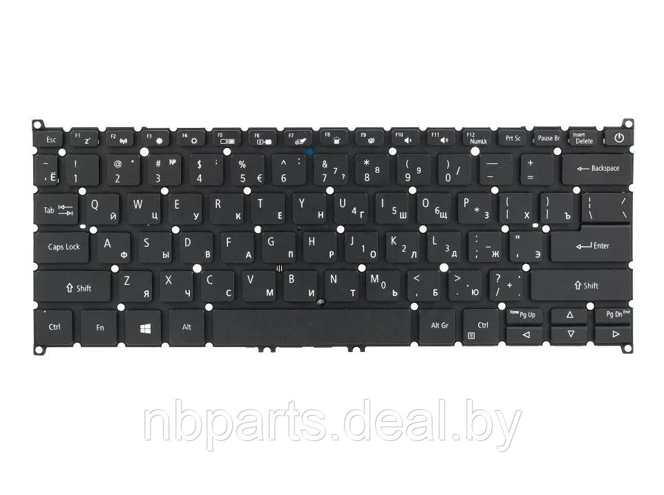 Клавиатура для ноутбука ACER Swift 3 SF314-54 SF314-56 чёрная, с подсветкой, RU - фото 1 - id-p204134988