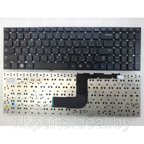 Клавиатура для ноутбука Samsung RC510, RC520, чёрная, RU