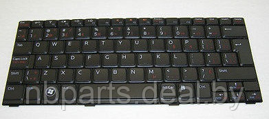 Клавиатура для ноутбука Dell Inspiron Mini 12, чёрная, маленький Enter, RU - фото 1 - id-p195448640
