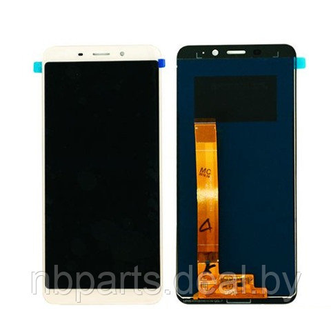 LCD дисплей для Meizu M6s в сборе с тачскрином (белый) LCD - фото 1 - id-p111770692