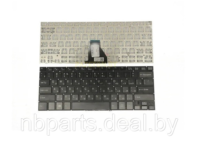 Клавиатура для ноутбука Sony SVF14A, чёрная, RU - фото 1 - id-p111774589