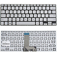 Клавиатура для ноутбука ASUS VivoBook 14 X409, серебро, RU