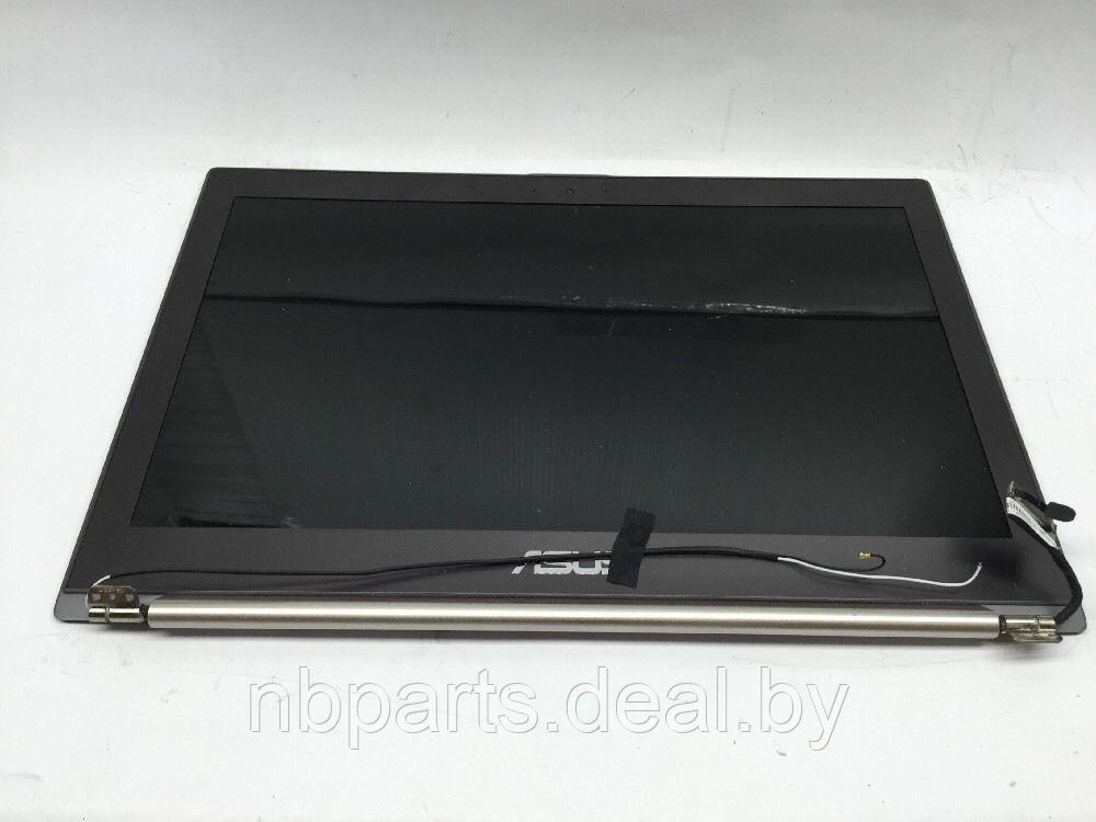 Крышка матрицы Asus ZenBook UX31E, серая, передняя рамка, завесы, шлейф, HW13HDP101 - фото 1 - id-p111774680