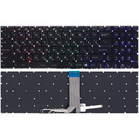 Клавиатура для ноутбука MSI GE75 Raider 10SGS, чёрная, c RGB-подсветкой, RU Уценка
