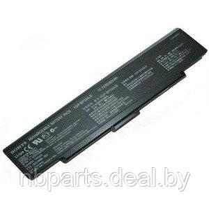 Аккумулятор (батарея) для ноутбука Sony Vaio BPS9 11.1V 5200mAh чёрный OEM VGP-BPS9B - фото 1 - id-p111777257