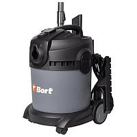 Строительный пылесос Bort BAX-1520-Smart Clean 1400Вт (уборка: сухая/влажная) серый