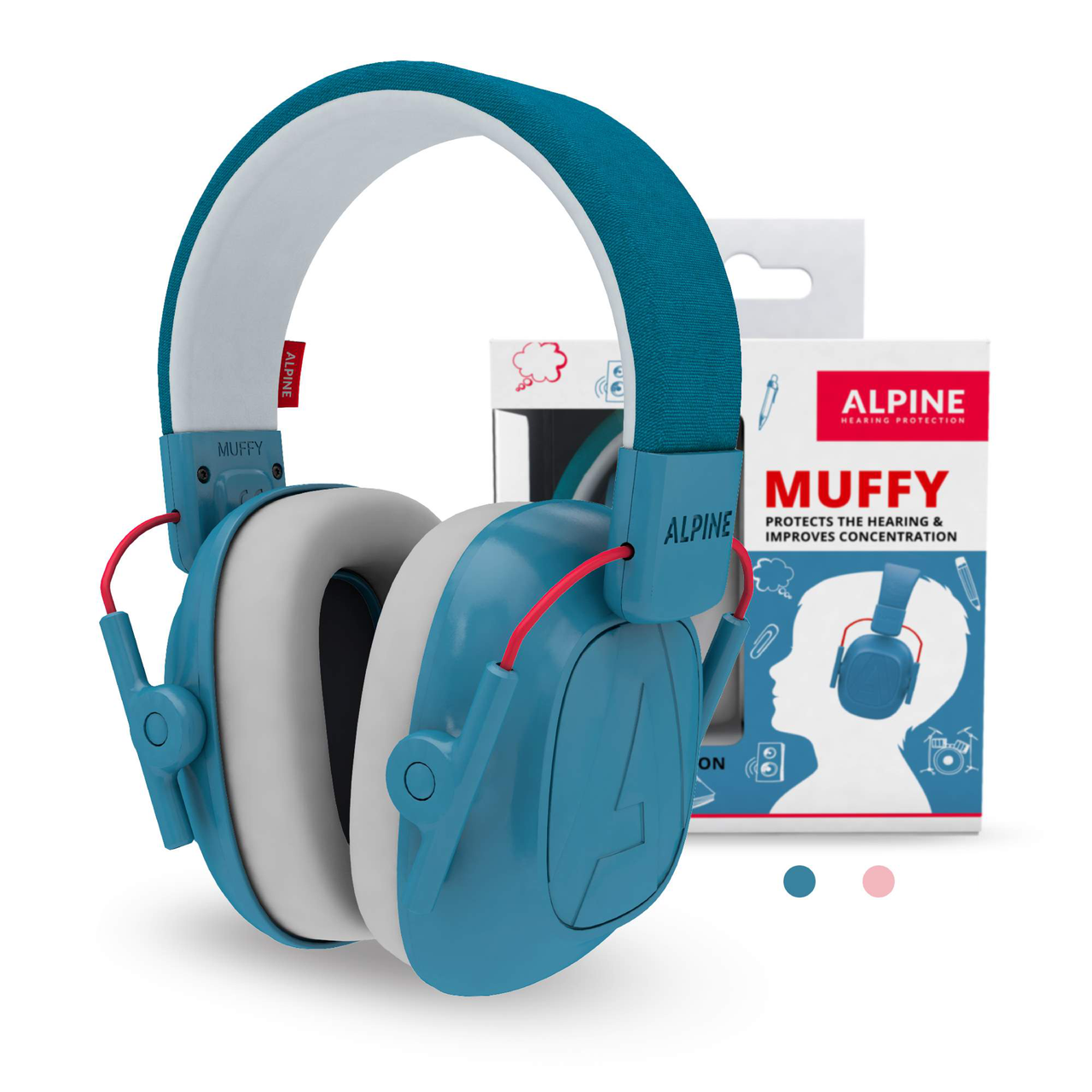 Противошумные наушники Alpine Muffy Blue для детей