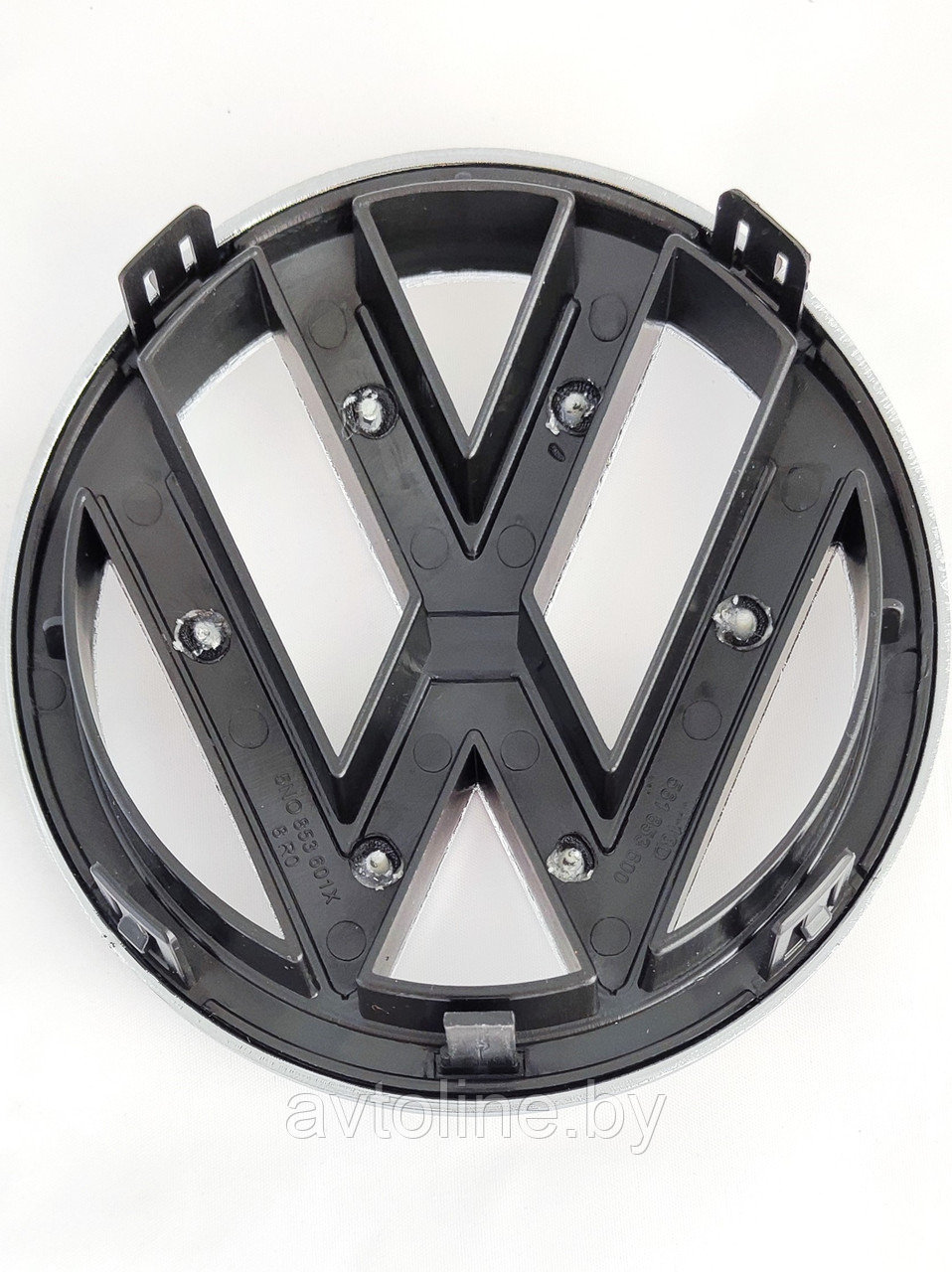 Эмблема Volkswagen Passat B7/Tiguan 2011-2017 4 крепления (145 мм) 5N0853601X - фото 4 - id-p206792050