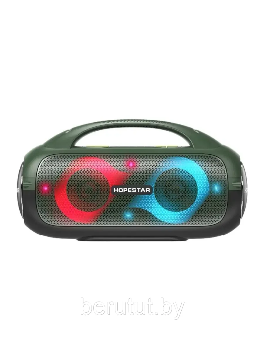 Колонка портативная музыкальная Bluetooth HOPESTAR A50 Party с микрофоном - фото 4 - id-p215048625