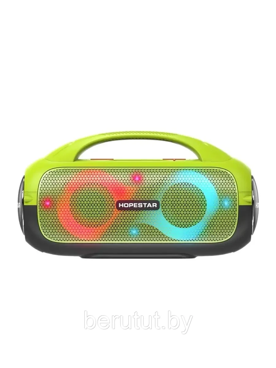 Колонка портативная музыкальная Bluetooth HOPESTAR A50 Party с микрофоном - фото 3 - id-p215048625