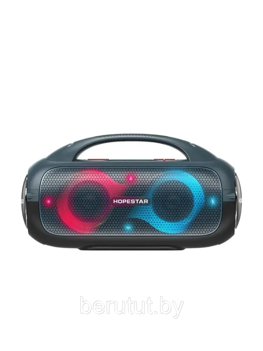 Колонка портативная музыкальная Bluetooth HOPESTAR A50 Party с микрофоном - фото 5 - id-p215048625
