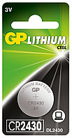 Литиевая батарейка GP Lithium CR2430 BP