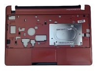 Верхняя часть корпуса (Palmrest) Acer Aspire One 722, красный (с разбора)