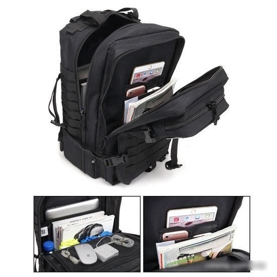 Туристический рюкзак Master-Jaeger AJ-BL096 (черный) - фото 2 - id-p215052470