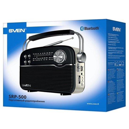 Радиоприемник SVEN SRP-500 (черный) - фото 5 - id-p215052603