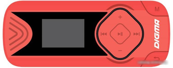 MP3 плеер Digma R3 8GB (красный) - фото 1 - id-p215052640