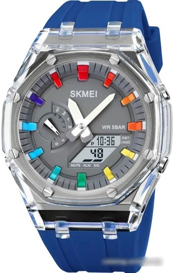 Наручные часы Skmei 2100 (синий) - фото 1 - id-p215053007