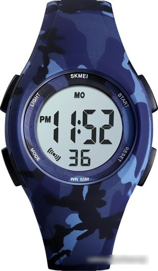 Наручные часы Skmei 1459 (синий камуфляж) - фото 1 - id-p215053024