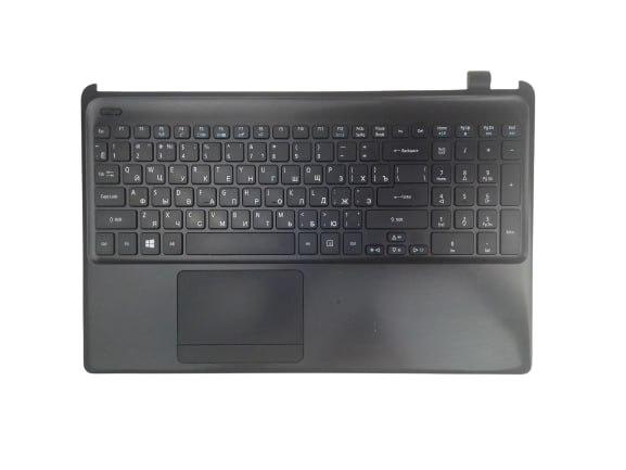 Верхняя часть корпуса (Palmrest) Acer Aspire Е1-530 с клавиатурой, с тачпадом, черный (с разбора) - фото 1 - id-p214824029