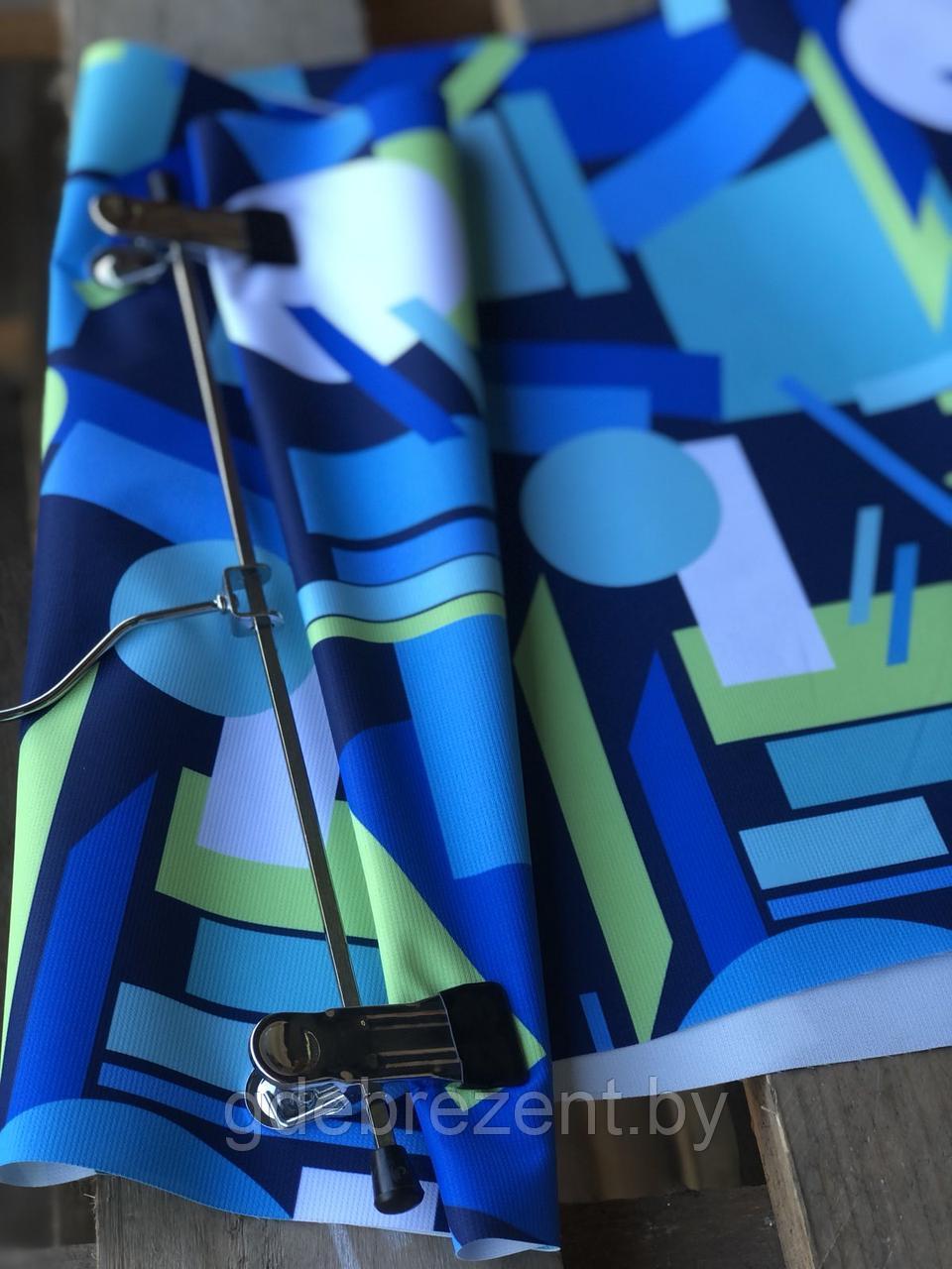 Мембрана LOKKER POINT дизайн #ФИГУРЫ сине-голубой вариант