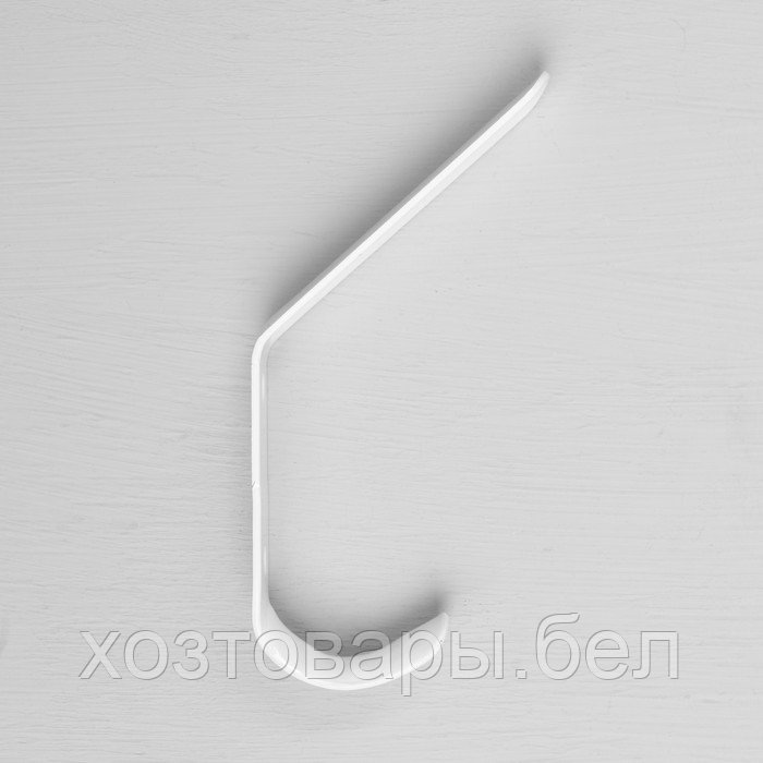 Крючок-вешалка №4, покрытие полимер, белый - фото 4 - id-p215054127