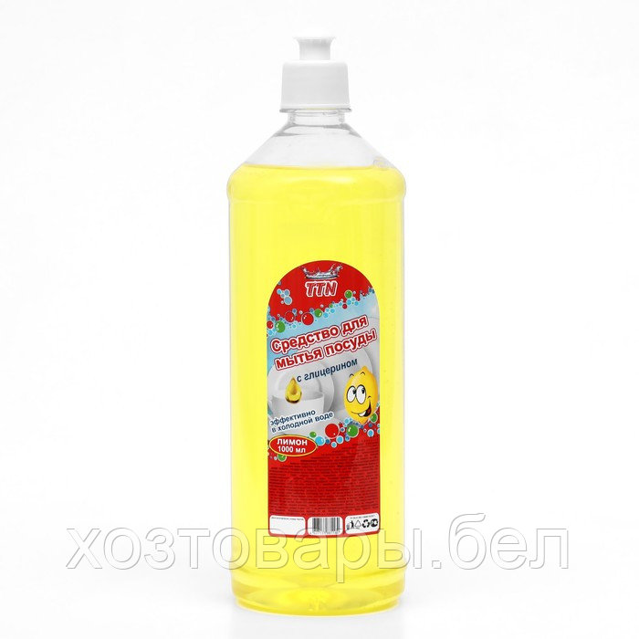 Средство для мытья посуды TITAN "Лимон", c глицерином, 1 л - фото 1 - id-p215054136