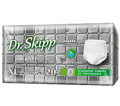 Трусики впитывающие для взрослых Dr.Skipp Standart Extra Large, 20 шт.