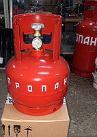 Баллон газовый 5 литров с вентилем ОАО "НОВОГАЗ".
