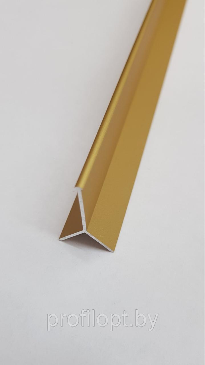 Y Профиль для плитки алюминиевый, Мерседес, цвет Золото, 270 см - фото 2 - id-p215061798