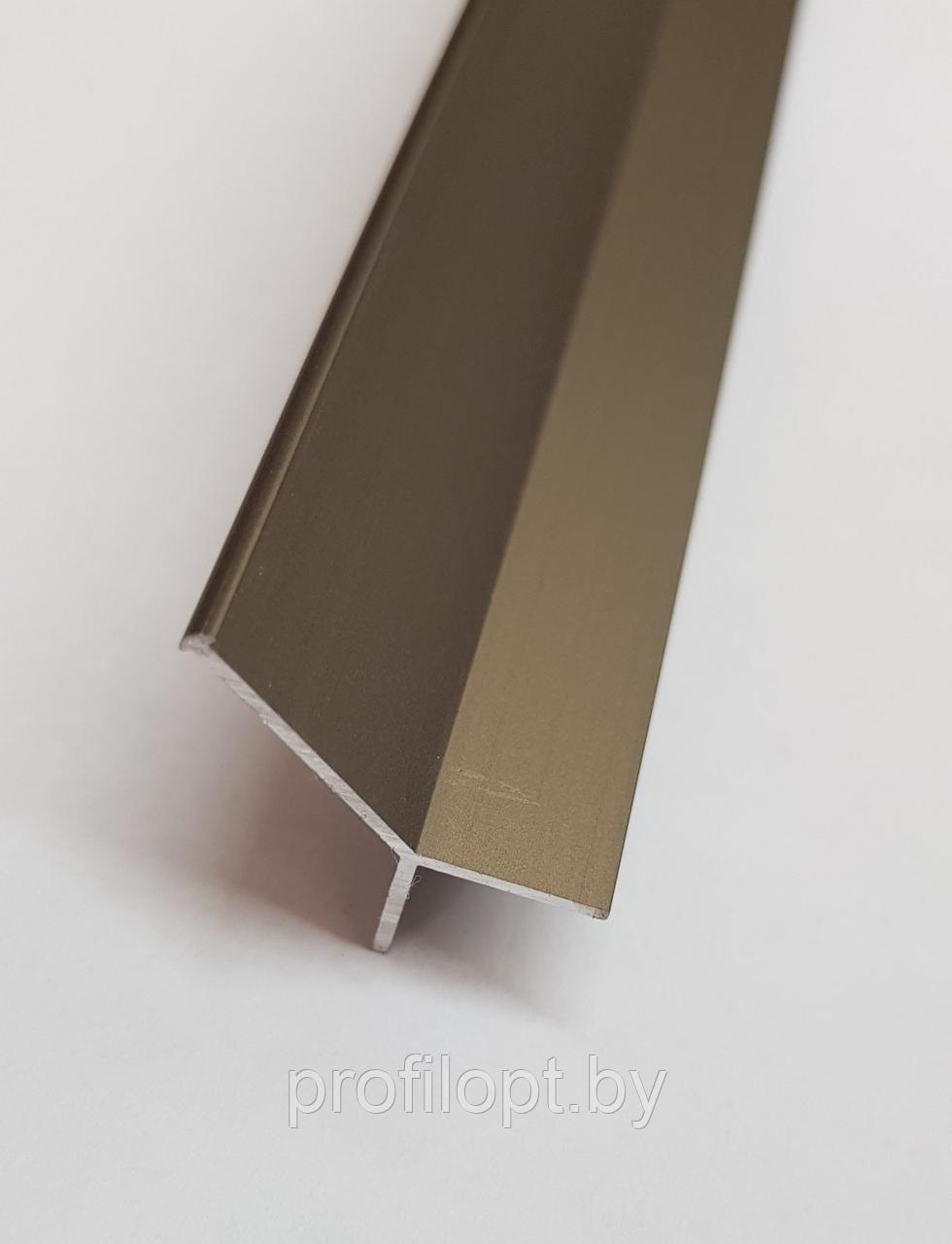 Y Профиль для плитки алюминиевый, Мерседес, Шампань, 270 см - фото 4 - id-p215061861