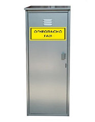 Шкаф для газового баллона, высота 1,4 м, серый