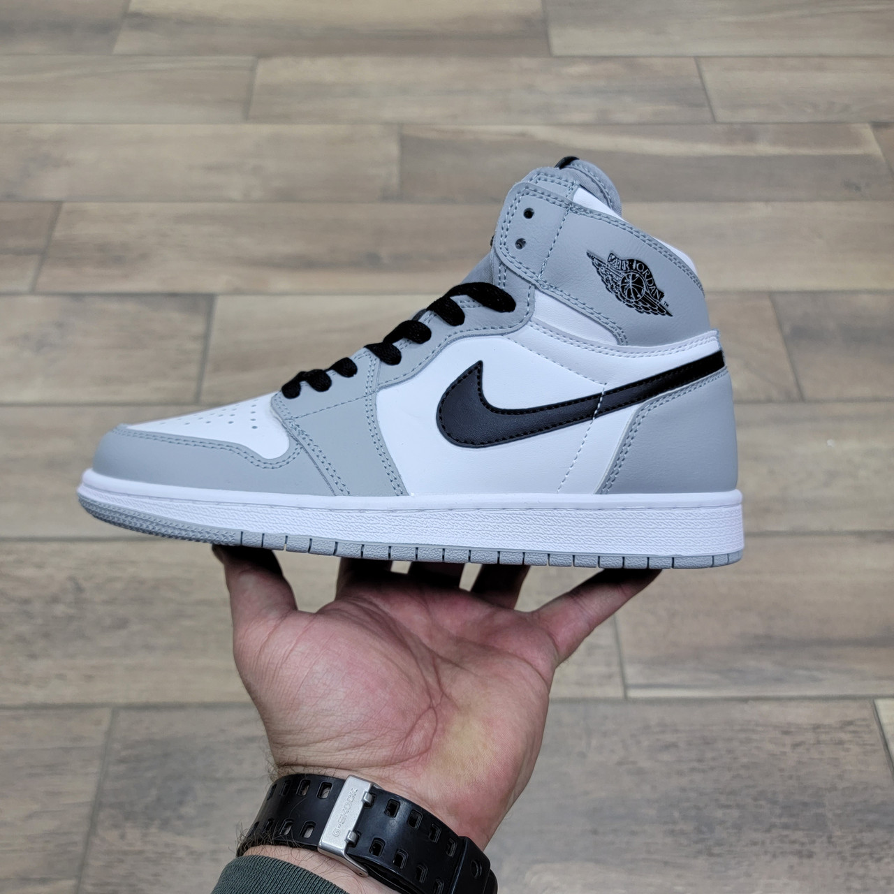 Кроссовки Air Jordan 1 High Light Smoke Grey