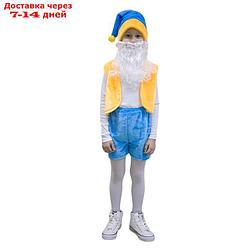 Карнавальный костюм "Гном", рост 122-128 см
