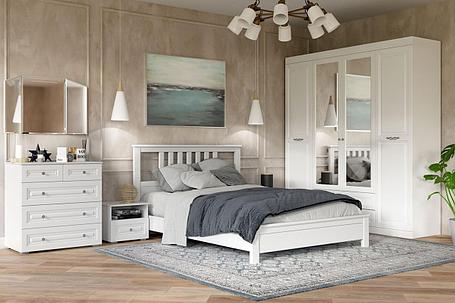 Модульная спальня Олимп белая (варианты цвета) фабрика Браво, фото 2