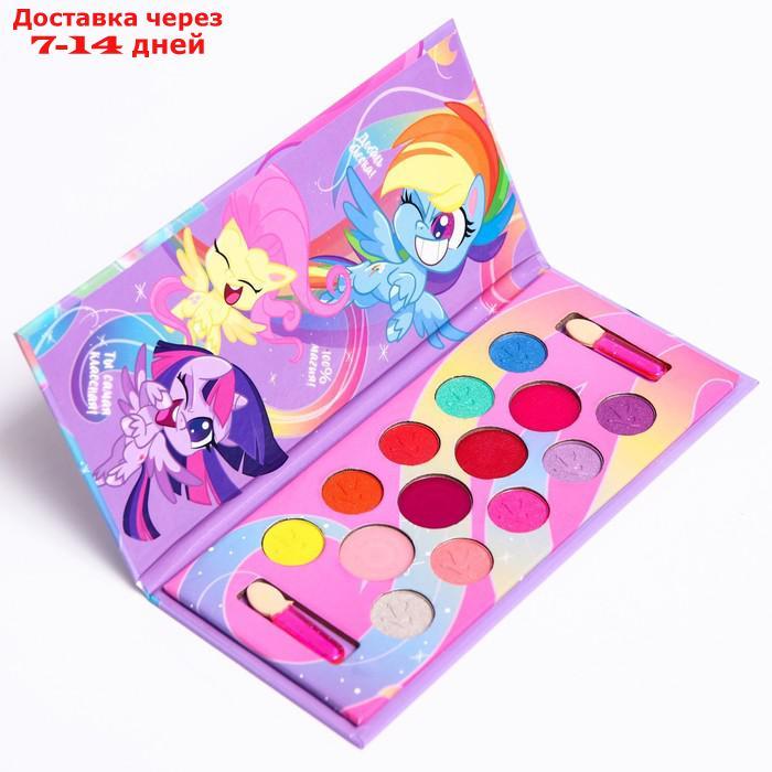 Набор косметики "Пинки Пай" My Little Pony, тени 10 цв по 1,3 гр, блеск 4 цв по 0,8гр - фото 1 - id-p215042247
