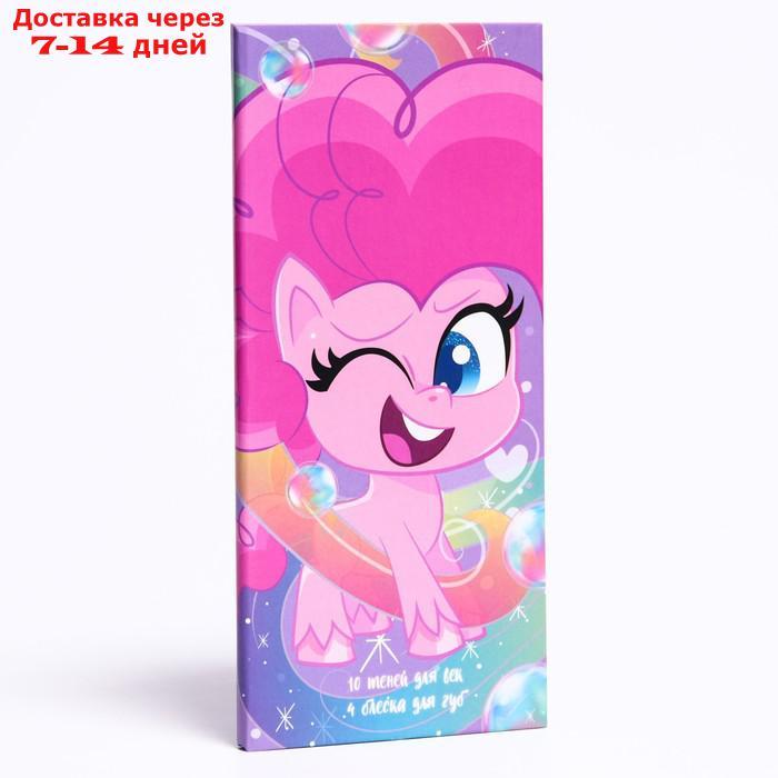 Набор косметики "Пинки Пай" My Little Pony, тени 10 цв по 1,3 гр, блеск 4 цв по 0,8гр - фото 3 - id-p215042247