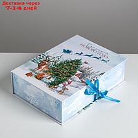 Коробка книга "Счастливого Нового Года", 27 х 19,5 х 8 см