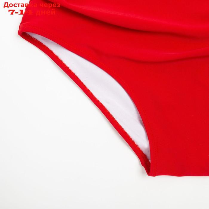 Трусы купальные женские MINAKU с завышенной талией, цвет красный, размер 48 - фото 8 - id-p215043228