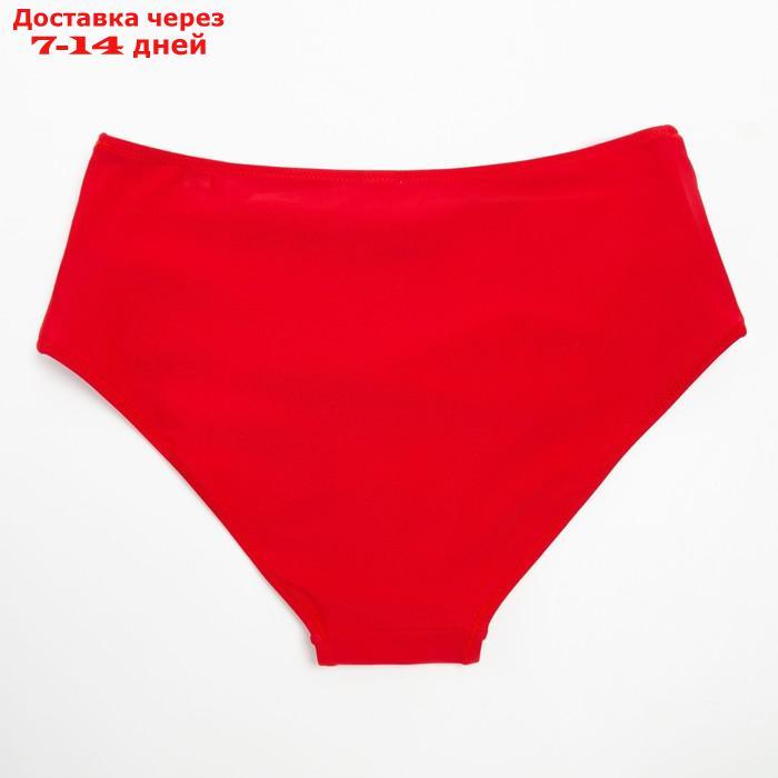 Трусы купальные женские MINAKU с завышенной талией, цвет красный, размер 48 - фото 9 - id-p215043228