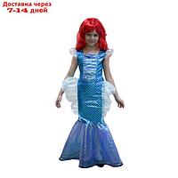 Карнавальный костюм "Русалочка", платье, парик, р.28, рост 110 см