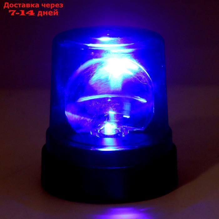 Сирена "Полицейская", синяя, свет, звук сирены, магнитное основание - фото 2 - id-p215042451