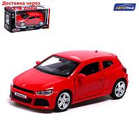 Машина металлическая VOLKSWAGEN SCIROCCO R1, 1:38, инерция, открываются двери, цвет красный 738960